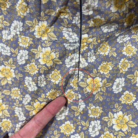 Rebecca Taylor La Vie Size Large Chamomile Margeaux Meadow‎ Poplin Dress - Picture 10 of 12